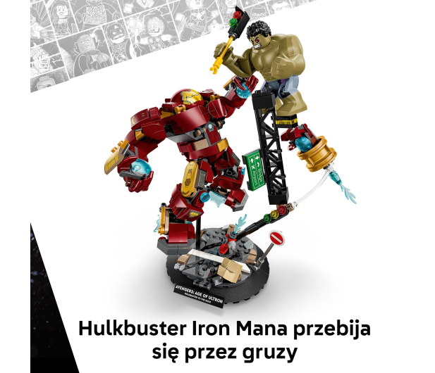 LEGO SUPER HEROES 76343 Epicka bitwa: Hulkbuster kontra Hulk - 1473566 - zdjęcie 11